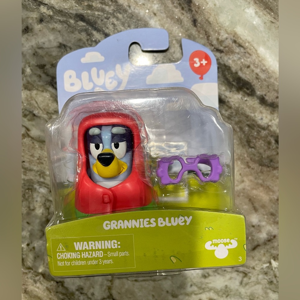 Bluey Story Starter Pack GRANNIES Action Figure 3" Toy NEW Moose Disney Junior